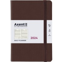 Щоденник "Axent" 2024 Partner Soft Diamond /8818-24-19-A/ 145*210, коричневий (65688) (1/12/24)