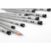 Набір графітних олівців "Raffine" /7000-6CB/ НВ, 2В, 4В, 6В, 7В, 8В, 6шт/уп (1/24/480)