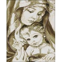 Алмазна мозаїка "Go to art" /189307/ "Мадонна з немовлям" 30*40см на підрамнику