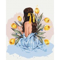 Картина за номерами "Brushme" /BS53574/ "Історія тюльпанів" 40*50см