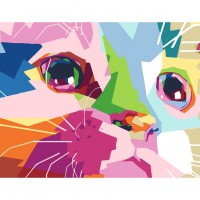 Картина за номерами „Cute Cat“, 35*45см /N00013205/ RS