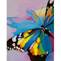 Картина за номерами „Яскравий метелик“, 35*45см /N00013206/ RS