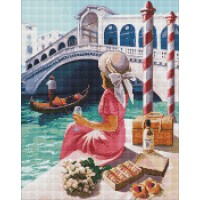 Алмазна мозаїка "Ідейка" /AMO7525/ "Чарівна Венеція" 40*50см