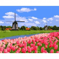 Картина за номерами "SANTI" /954739/ "Тюльпани Амстердама" 40*50 см