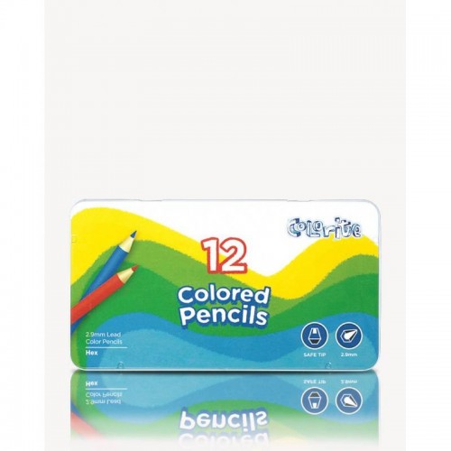 Карандаши 1100-12TN 12цветов. "Colorit" металл. корр. (12/72) - Kanc Kyiv для вас