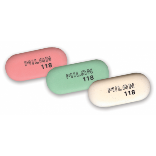 Гумка "MILAN" /118/ ОВАЛ, кольор., 49*23см (18/450), ml.118 - купити Канц Київ