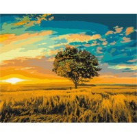 Картина за номерами "Brushme" /BS52578/ "Золотий захід сонця" 40*50см