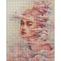 Алмазна мозаїка "Ідейка" /AMO7266/ "Мрійливі думки" 40х50см