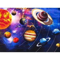 Алмазна мозаїка "Go to art" /177043/ "Космічний простір" 40*50см на підрамнику