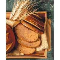 Картина за номерами "Brushme" /BS52550/ "Запашний хліб" 40*50см