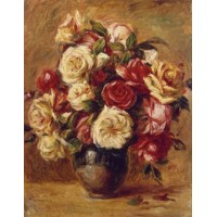 Алмазна мозаїка "Go to art" /189674/ "Букет троянд" 40*50 см на підрамнику