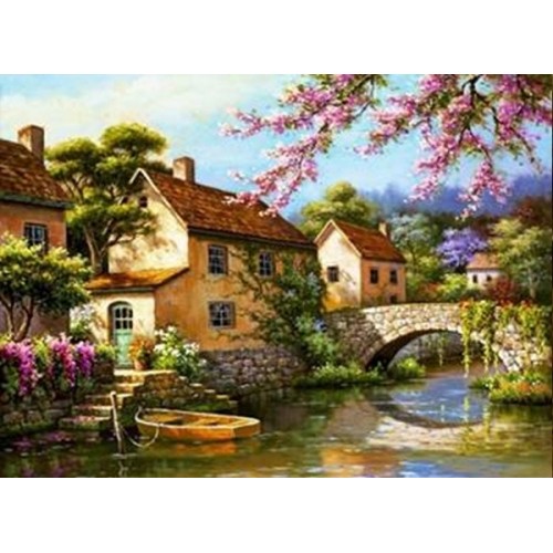Алмазная мозаика "Go to art" /178730/ "Country style" 40*50см - Kanc Kyiv для вас