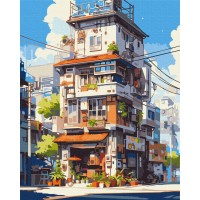 Картина за номерами "Brushme" /BS53821/ "Токійські апартаменти" 40*50см