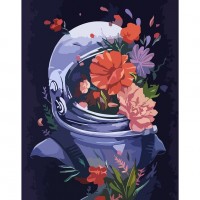 Картина за номерами „Космічні квіти“, 35*45см /N00013202/ RS