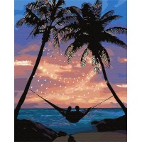 Картина за номерами "Brushme" /BS30579/ "Романтичне побачення на островах" 40*50см