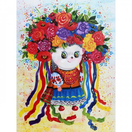 Алмазна мозаїка "SANTI" /954431/ "Україночка" 30*40см - Kanc Kyiv для вас