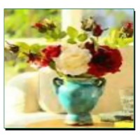 Алмазна мозаїка "JO" /GB70567/ "Червоні та білі квіти у блакитній вазі" рулон, 30*40см