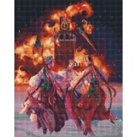 Алмазна мозаїка "Ідейка" /AMO7619/ "Вогонь вільності" 40*50см