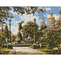 Алмазна мозаїка "Ідейка" /AMO7351/ "Володимирська гірка" 40*50см