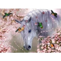 Алмазна мозаїка "Go to art" /178425/ "Чарівний кінь" 21*25см на картоні 5D