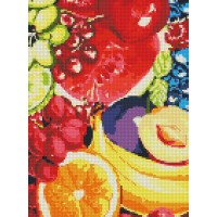 Алмазна мозаїка "Ідейка" /AMO7081/ "Солодкі фрукти" 30*40см