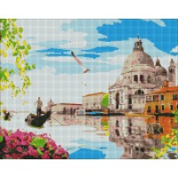 Алмазна мозаїка "Ідейка" /AMO7226/ "Яскрава Венеція" 40*50см