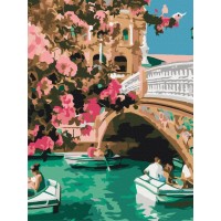 Картина за номерами "Brushme" /RBS51563/ "Весняна Венеція" 30*40см