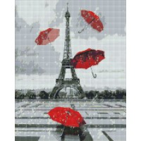 Алмазна мозаїка "Ідейка" /AMO7219/ "Улюблений Париж" 40*50см