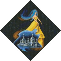 Алмазна мозаїка "Ідейка" /AMO7358/ "Берегиня м. Ковель" 40х40см