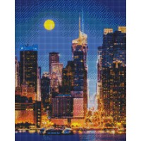 Алмазна мозаїка "Ідейка" /AMO7182/ "Вулицями Манхеттена" 40*50см