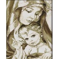 Алмазна мозаїка "Go to art" /178257/ "Мадонна з немовлям " 40*50 см