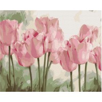 Картина за номерами "Brushme" /BS53322/ "Ніжні тюльпани" 40*50см