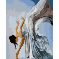 Картина за номерами "SANTI" /954487/ "Танець балерини" 40*50 см