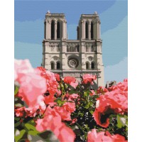 Картина за номерами "Brushme" /BS52328/ "Собор Паризької Богоматері" 40*50см