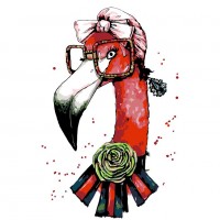 Картина за номерами „Fashion Flamingo“, 35*45см /N00013207/ RS