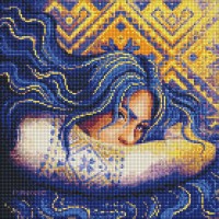 Алмазна мозаїка "Ідейка" /AMO7446/ "Кольори моєї нації" 40*40см
