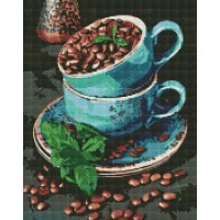 Алмазна мозаїка "Ідейка" /AMO7486/ "Ароматні кавові зерна" 40*50см