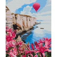 Картина за номерами "Brushme" /BS53784/ "Рожева повітряна куля" 40*50см