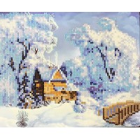 Алмазна мозаїка "Go to art" /188443/ "Хатинка Санти" 21*25 см (JA20594) на картоні 5D