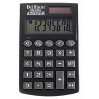 КалькуляторBrilliant BS-200 X карман.8-розр, ПВХобкладника 117*70