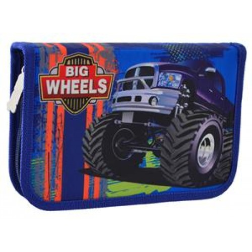 Пенал соч. "Smart" / 532061 / 1вид. HP-02 "Big Wheels" (1/100) - Kanc Kyiv для вас