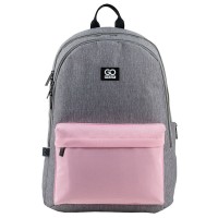 Рюкзак "GoPack" /GO24-140L-1/ Education Teens 140L-1 сіро-рожевий (66873) (1/10)