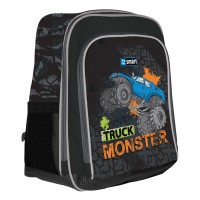 Рюкзак каркасний "SMART" /558026/ H-55 "Monster Truck", чорний (1/6)