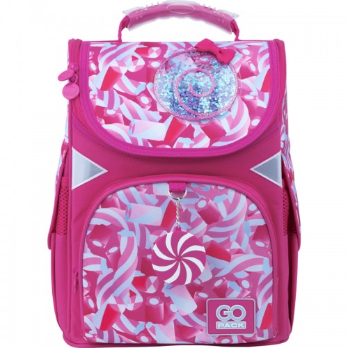 Рюкзак "GoPack" /GO22-5001S-9/ Education каркасный 5001-9 Candy (1/8) - Канц Киев для вас