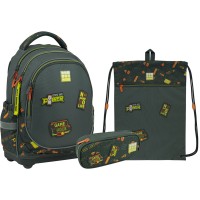 Набір "Kite" /SET_WK22-724S-4/ рюкзак + пенал + сумка д/взуття Wonder Kite Game Mode (61444) (1/6)