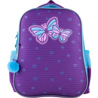 Рюкзак напівкаркасний "GoPack" /GO21-165M-1/ Education, Butterflies (48132) (1/4)