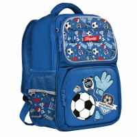 Рюкзак "1В" /558307/ S-105 "Football", синій (1/4)