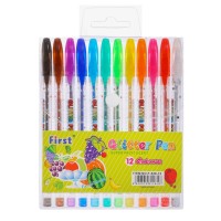 Набір гелевих ручок "JO" /528-12/ "Glitter pens" 12кол., PVC (1/12/288)