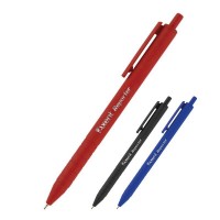 Ручка автомат "Axent" /AB1065-06-A/ 0,7 мм, "Reporter" червона (12/144)