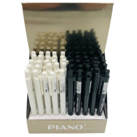 Ручка масляна автомат "PIANO" /015PT/ 0,7мм, синя (50/2400)